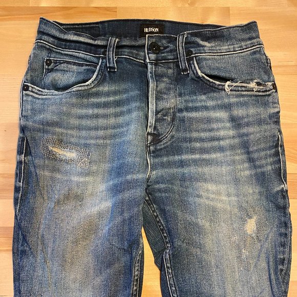 HUDSON JEANS Axl Skinny Fit Jeans Battery - Picture 3 of 13